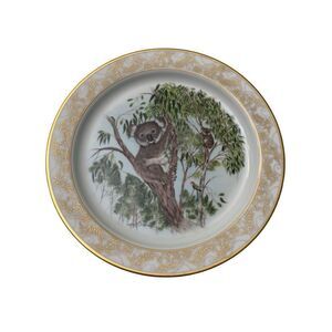 LENOX Nature’s Nursery Koalas Collectors Edition Plate 24K Gold Paint Limited Is